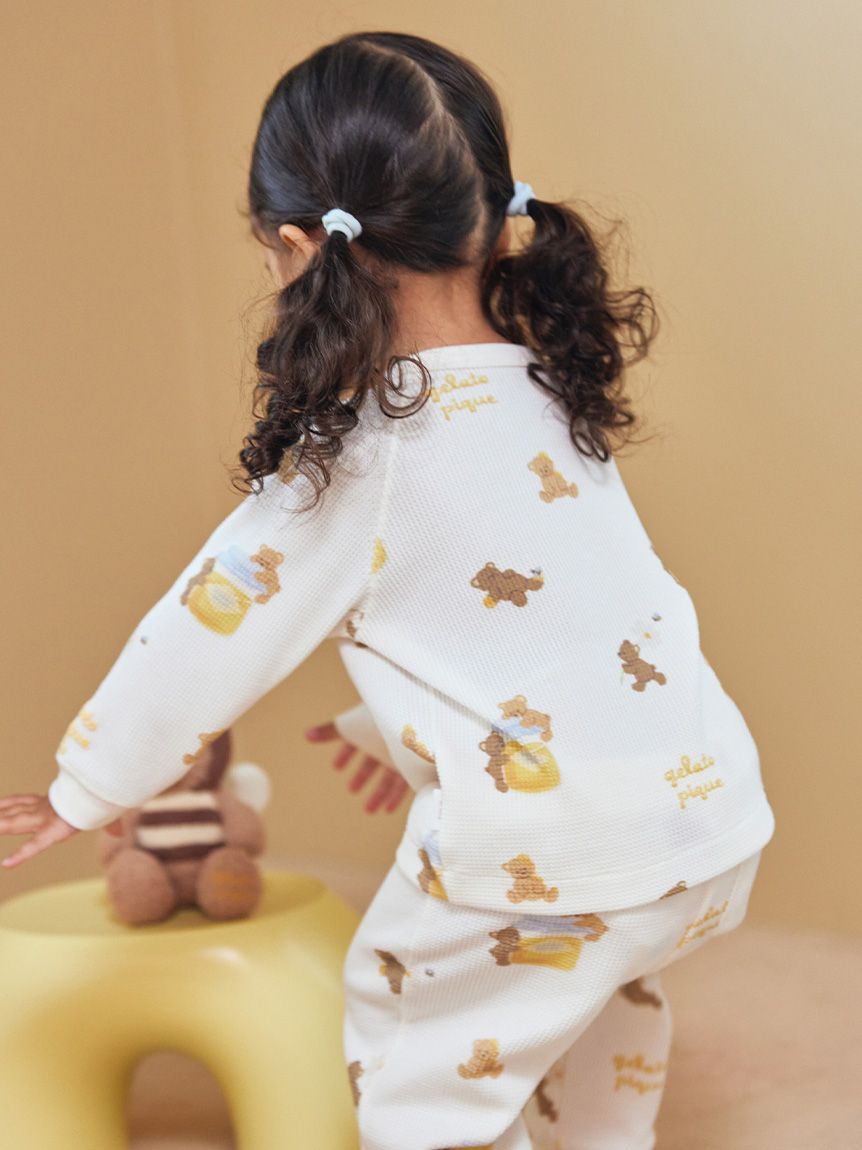 BABY】はちみつベア柄プルオーバー(カットソー＆Tシャツ