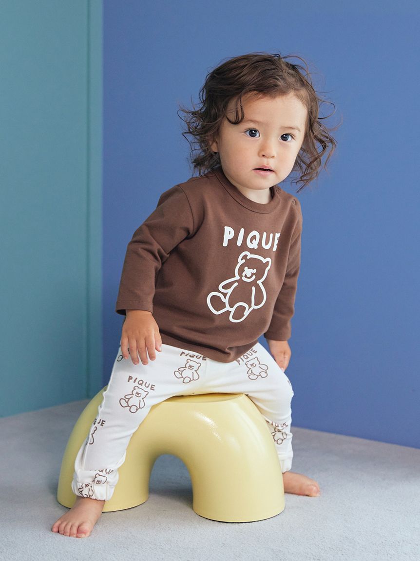 BABY】ペイントワンポイントロンT(カットソー＆Tシャツ)｜ルームウェア