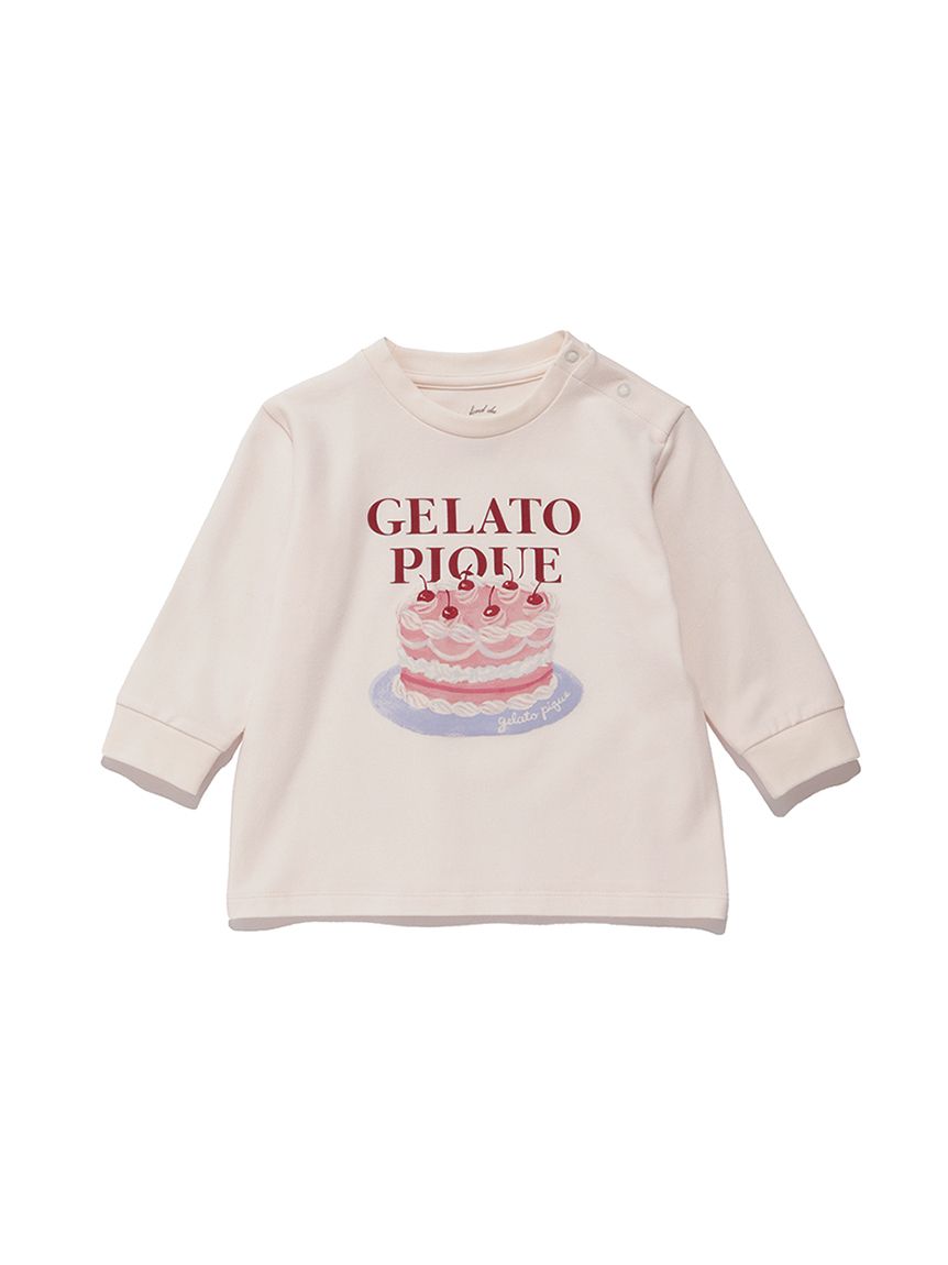 BABY】ケーキワンポイントロンT(カットソー＆Tシャツ)｜ルームウェア