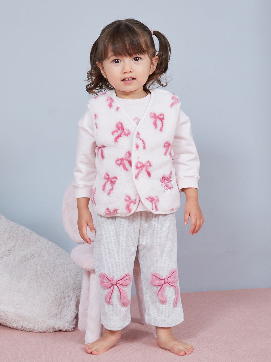 BABY】フリースベスト(ポンチョ・パーカ)｜ルームウェア・パジャマ通販