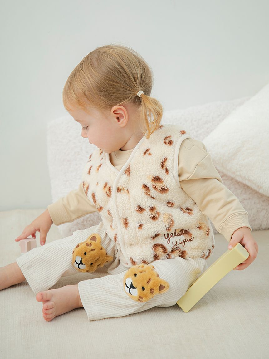 BABY】フリースベスト(ポンチョ・パーカ)｜ルームウェア・パジャマ通販