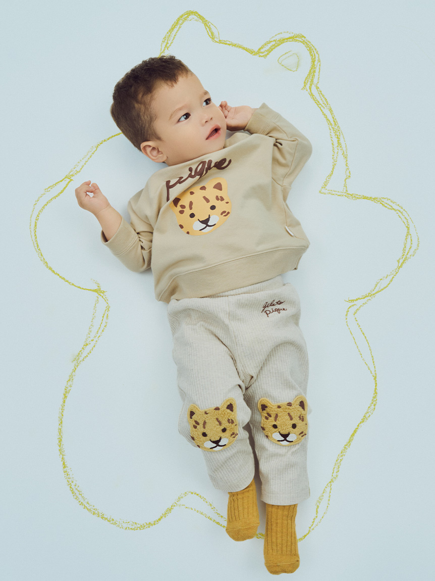 多*田様 BABY シャーメインOP ベージュ BABY】裏毛ワンポイントプルオーバー(カットソー＆Tシャツ)｜ルーム