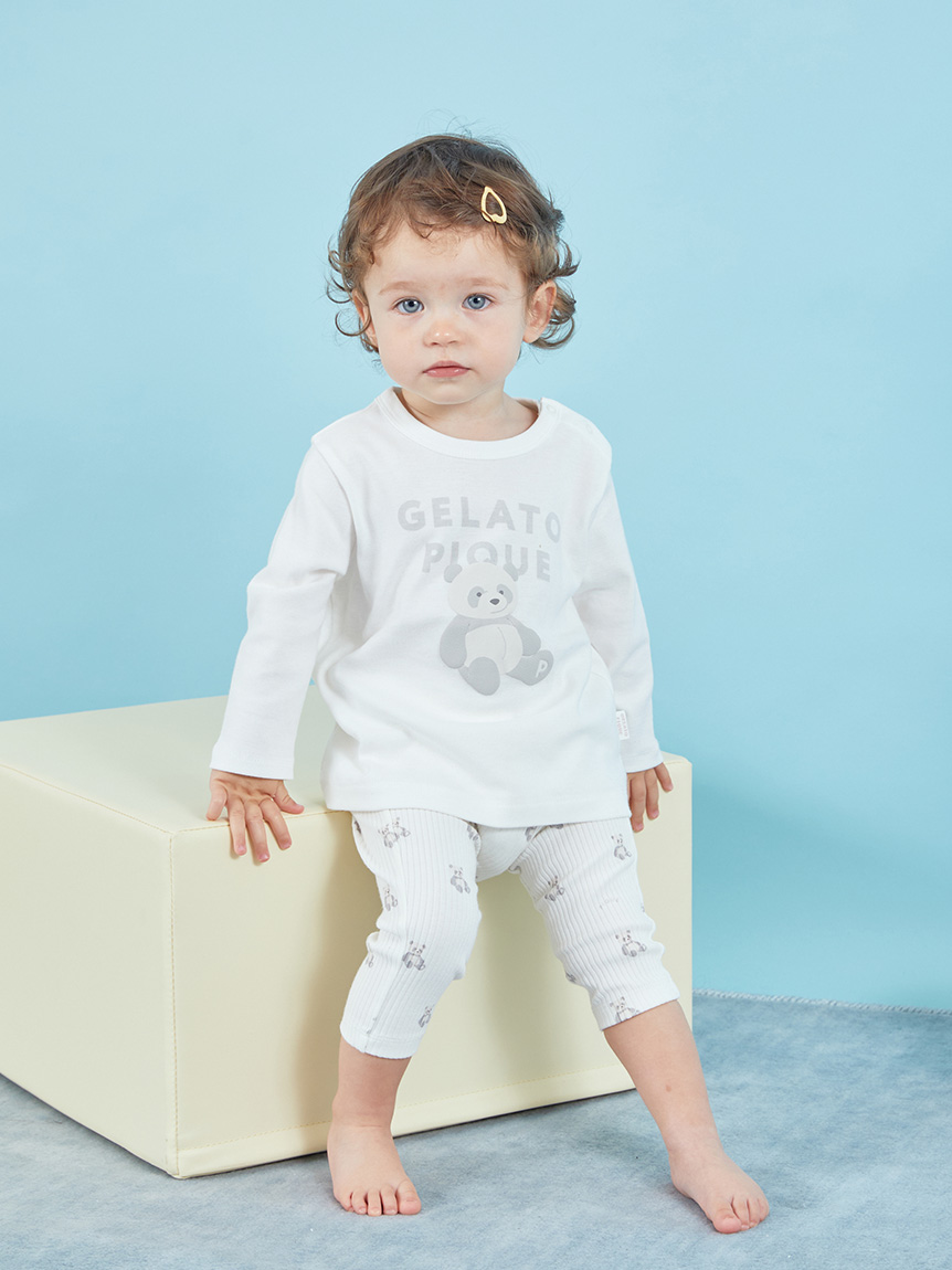 BABY】ぬいぐるみワンポイントロンT(カットソー＆Tシャツ)｜ルーム