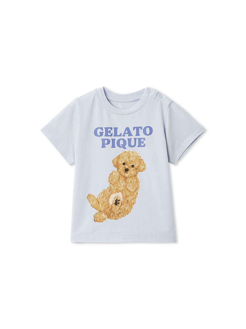 BABY】ドッグワンポイントTシャツ(カットソー＆Tシャツ)｜ルームウェア