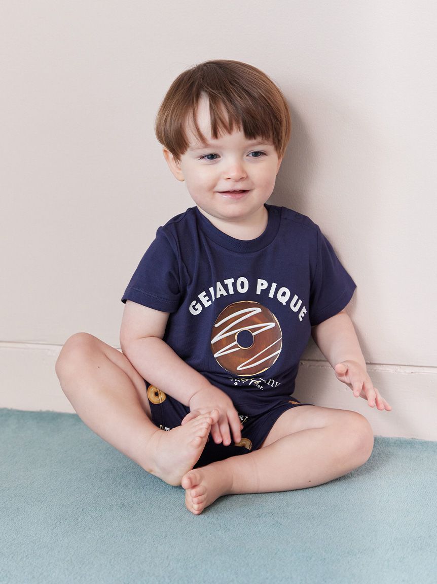 BABY】ドーナツワンポイントプリントTシャツ(カットソー＆Tシャツ