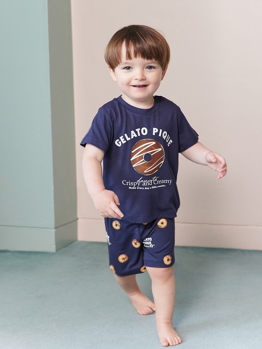 BABY】ドーナツワンポイントプリントTシャツ(カットソー＆Tシャツ