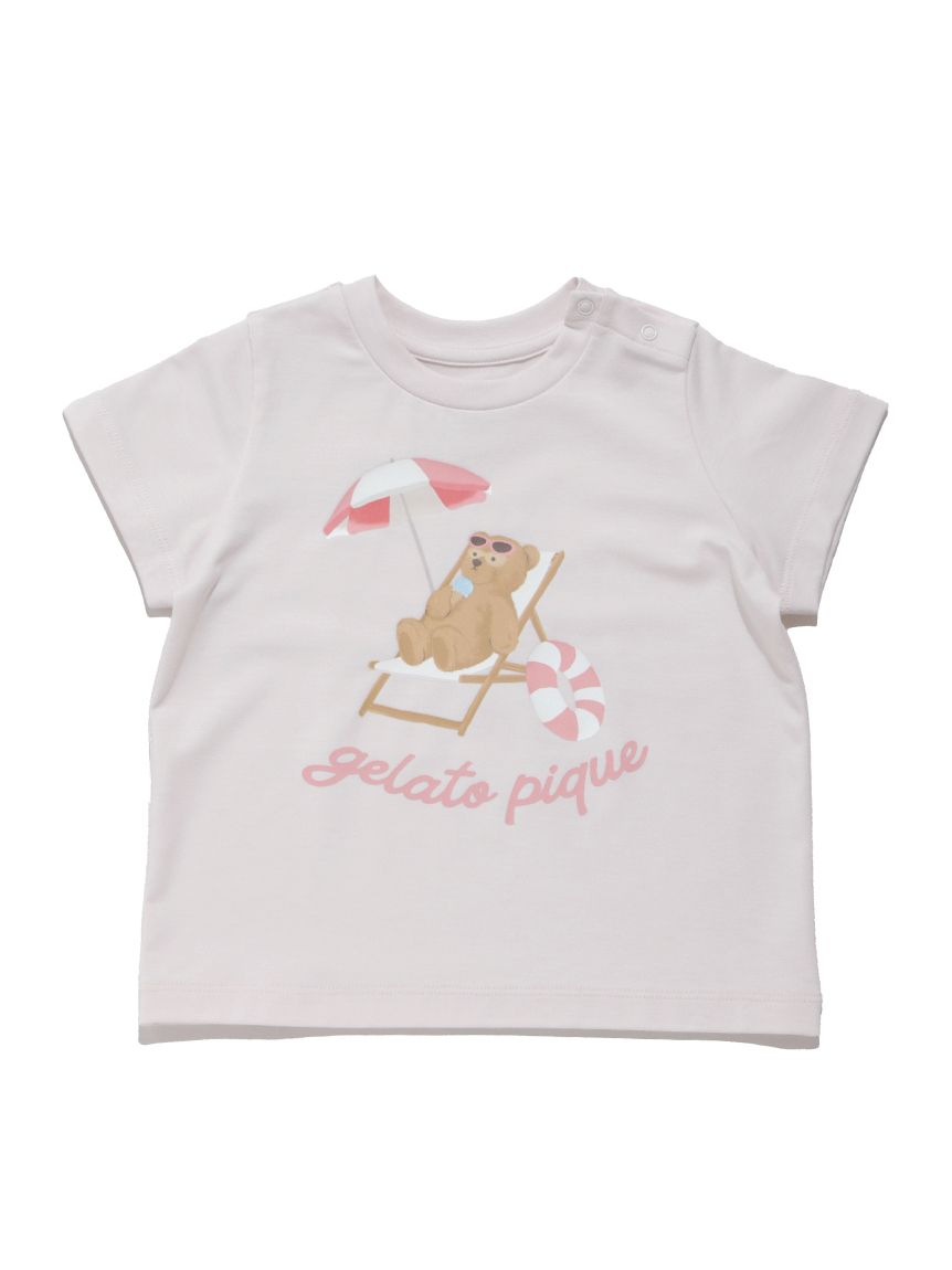 BABY】【接触冷感】サマーベアワンポイントTシャツ(カットソー＆T