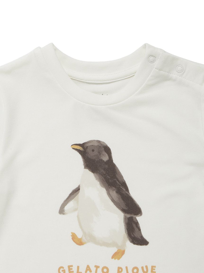 BABY】【接触冷感】シーアニマル柄ワンポイントTシャツ(カットソー＆T
