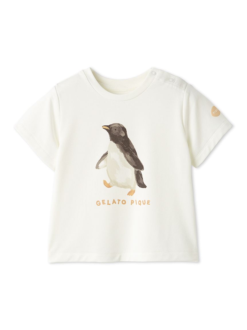 BABY】【接触冷感】シーアニマル柄ワンポイントTシャツ(カットソー＆T