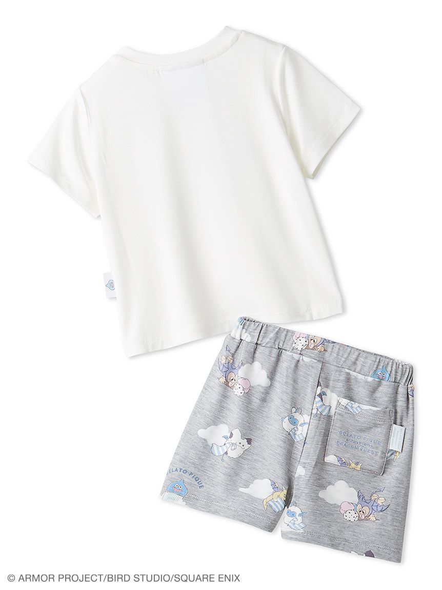 ドラゴンクエスト】【ベビー】ワンポイントTシャツ&総柄ショートパンツ