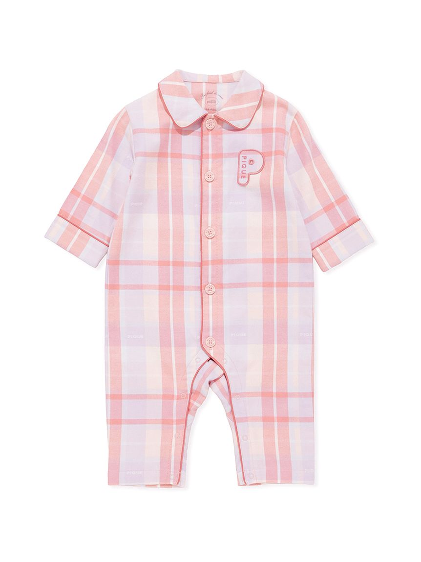 kalinka チェック柄ロンパース 3Y 90 kalinka チェック柄ロンパース 3Y 90 ベビー服(~95cm)