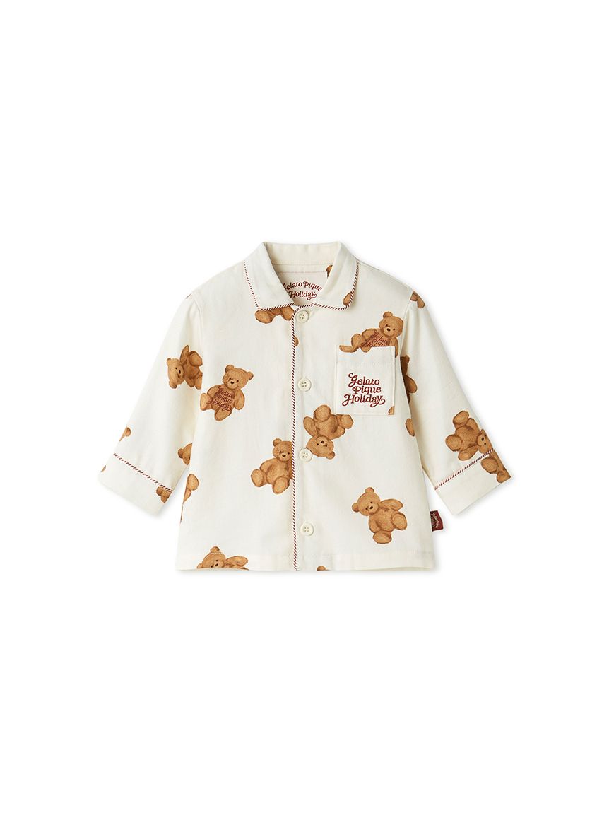 HOLIDAY】【BABY】ベア柄ネルシャツ(カットソー＆Tシャツ)｜ルーム