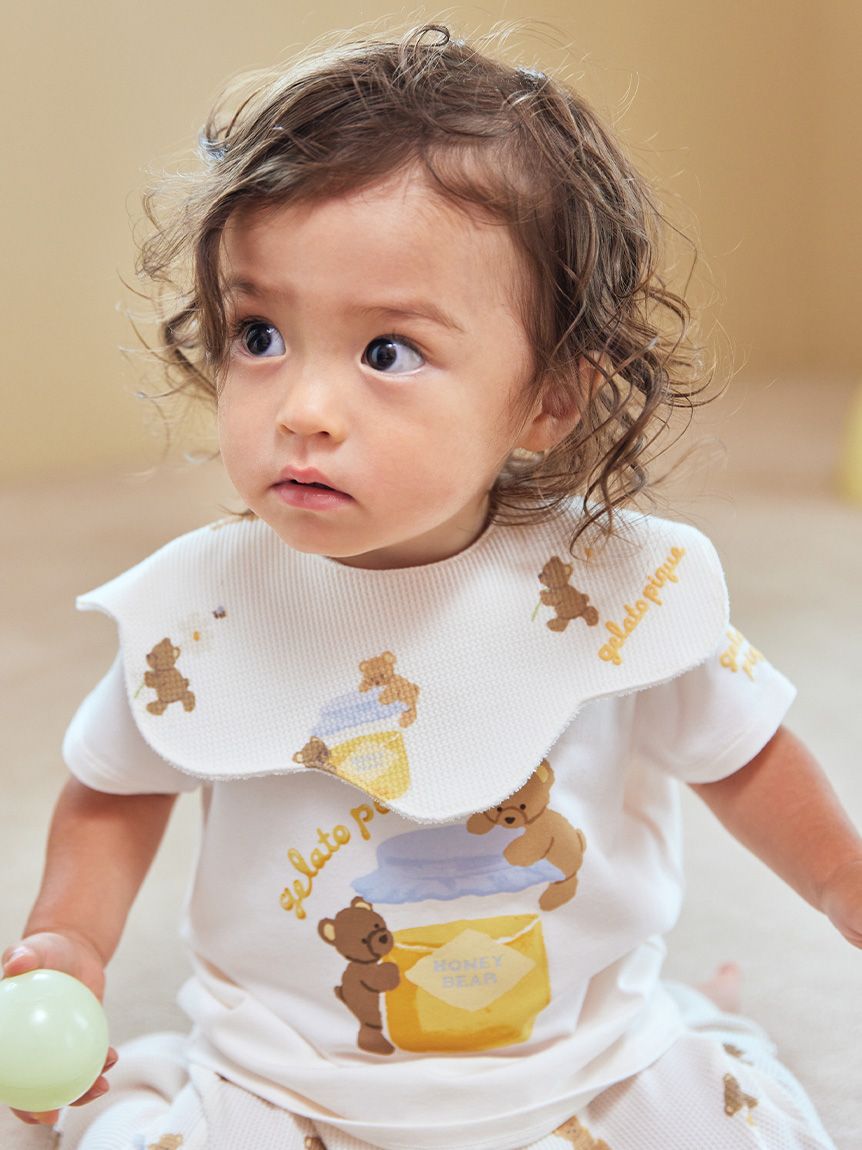 gelato pique ジェラートピケ　はちみつベア柄　セットアップ　新品 gelato pique｜【BABY】はちみつベア柄プルオーバー | Rakuten
