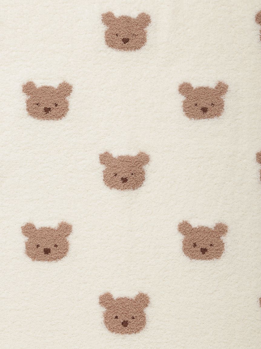 ラッピング済み】【BABY】ベビモコベアジャガードブランケット