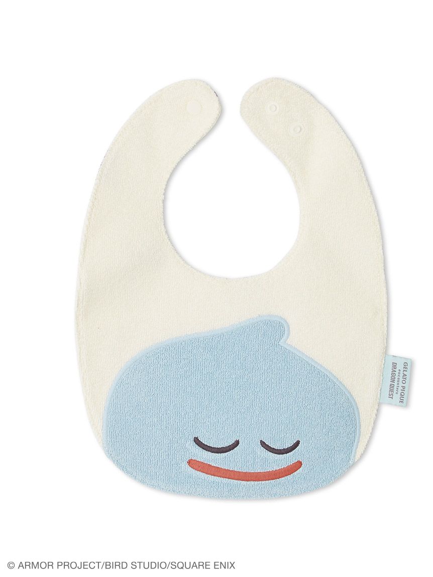 スライム&ジェラートピケ スタイ　ブラック&ホワイト ドラゴンクエスト】【ベビー】アソートモンスター総柄スタイ(スタイ