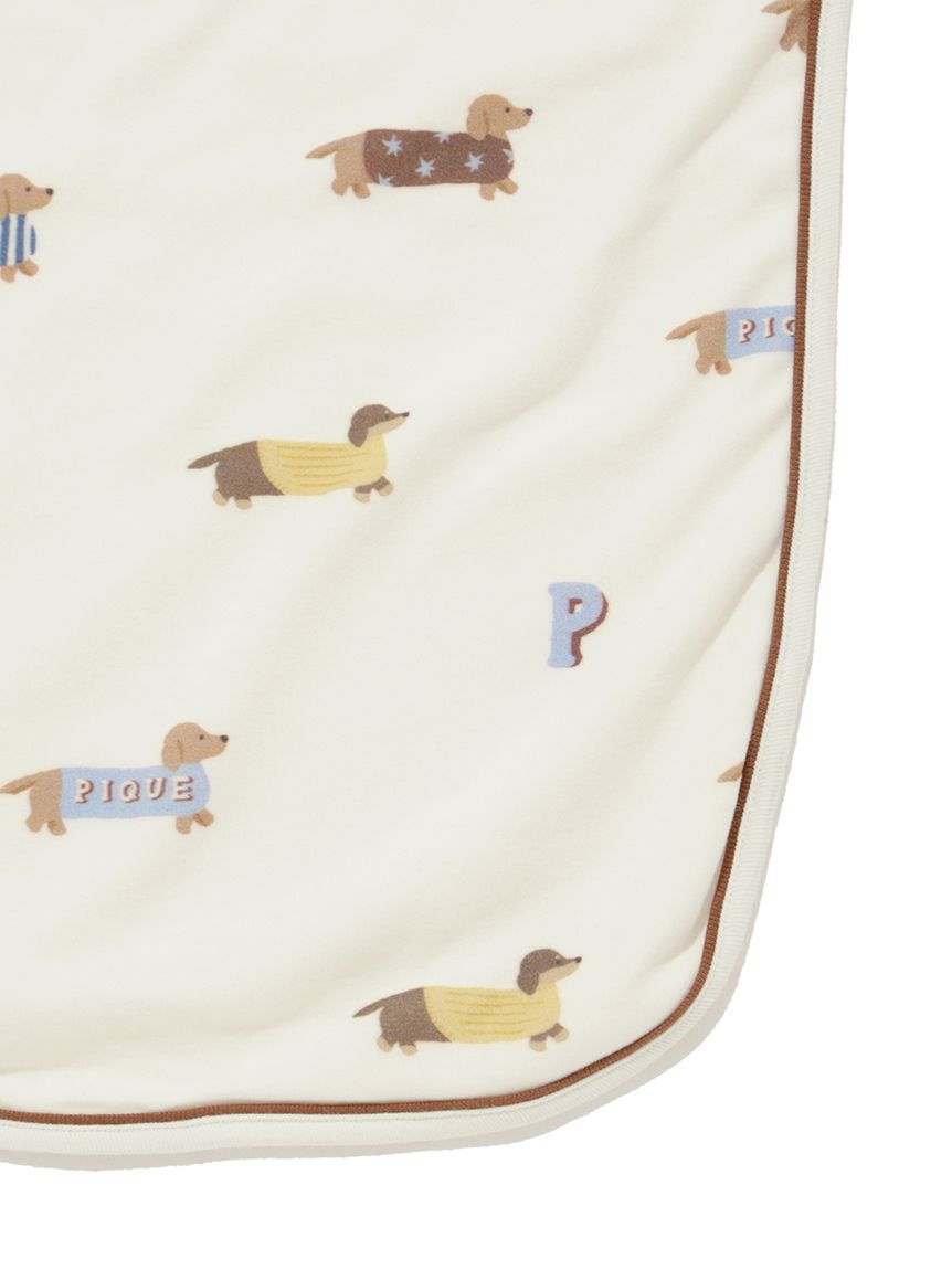 BABY】ダックスフンド柄ブランケット(ブランケット)｜ルームウェア