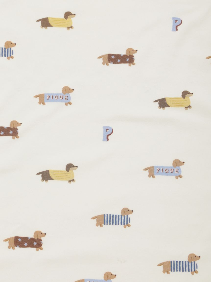 BABY】ダックスフンド柄ブランケット(ブランケット)｜ルームウェア