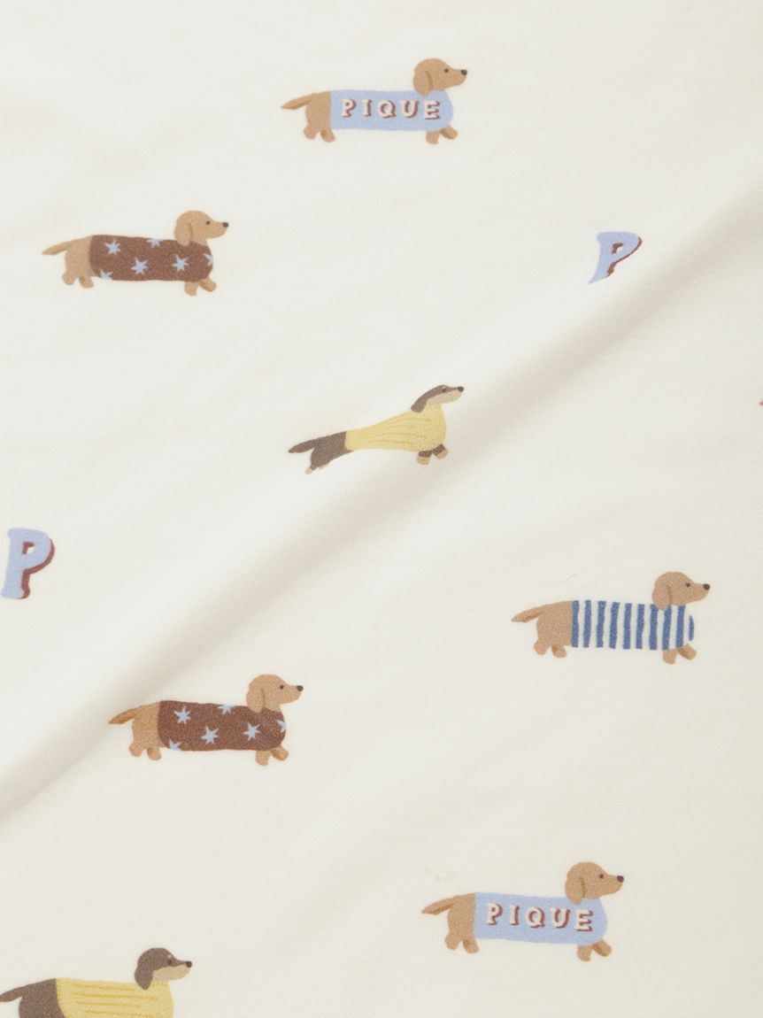 BABY】ダックスフンド柄ブランケット(ブランケット)｜ルームウェア