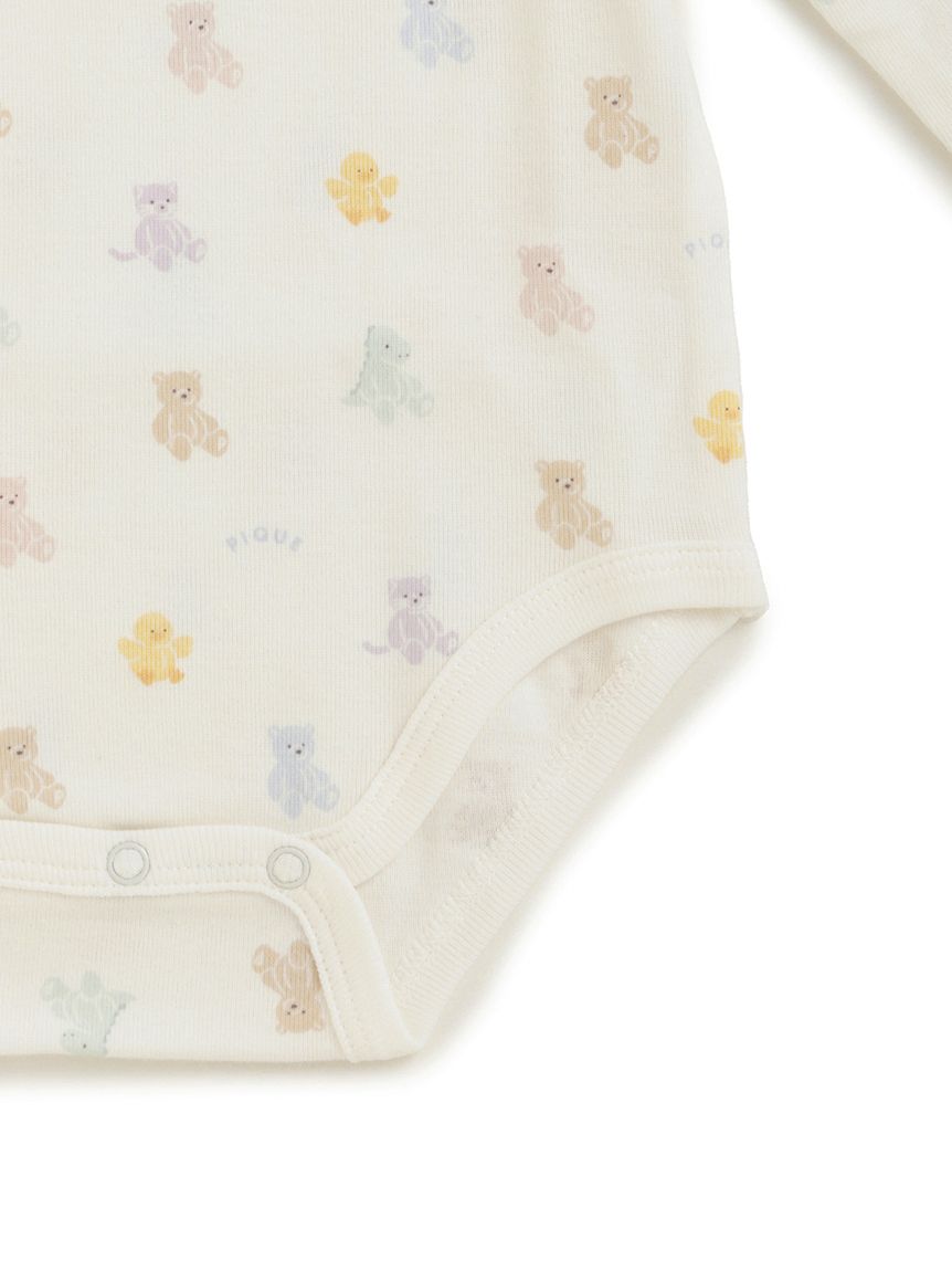 ラッピング済み】【BABY】ベアブランケット&ボディースーツ&スタイ3点