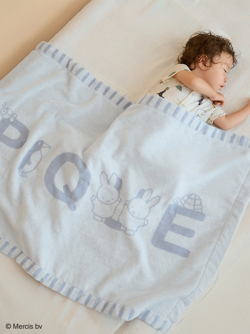 【Dick Bruna】【UNISEX】ベビモコ総柄ジャガードカーディガン gelato pique ベビモコ総柄ジャガードカーディガ ンS-M