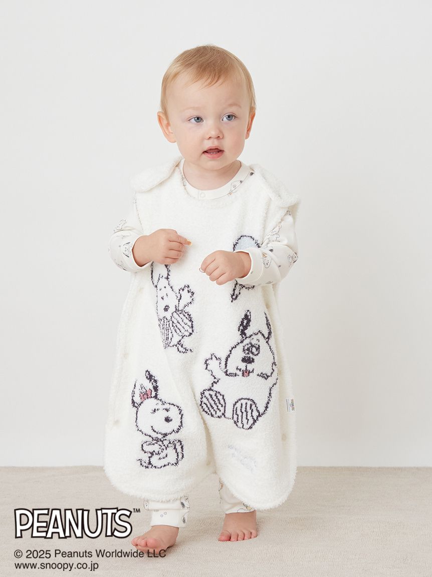 販路限定カラーあり】【PEANUTS PUPPIES】【BABY】ベビモコスリーパー
