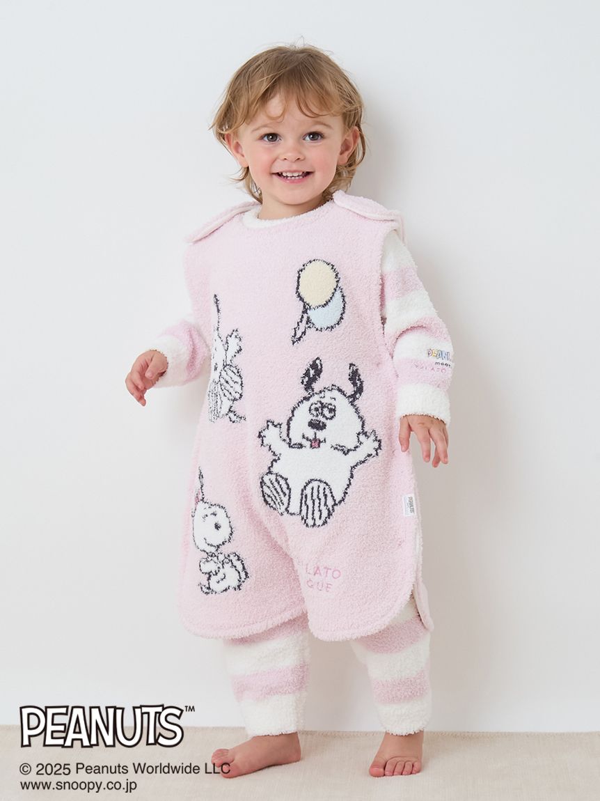 販路限定カラーあり】【PEANUTS PUPPIES】【BABY】ベビモコスリーパー