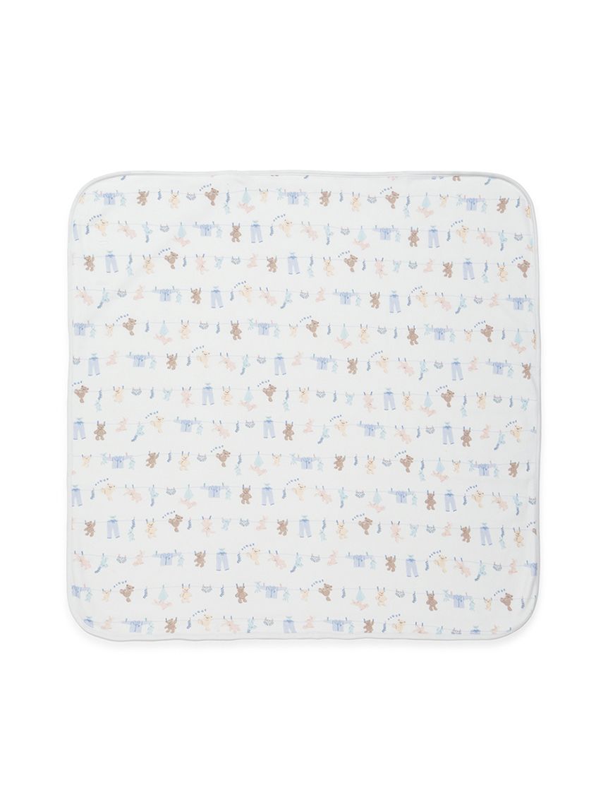 BABY】ウォッシングアニマル柄ブランケット(スタイ)｜ルームウェア