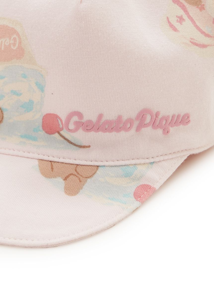 BABY】アイスクリームベア柄キャップ(キャップ)｜ルームウェア