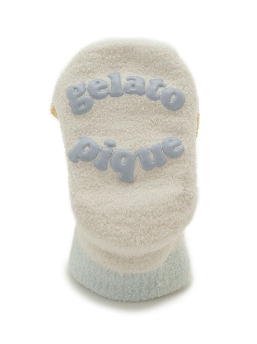 【新品未使用】ジェラートピケもこもこルームウェア上下 ルームソックス gelato pique SALE30%OFF ジェラートピケ キッズ ベビモコアラン