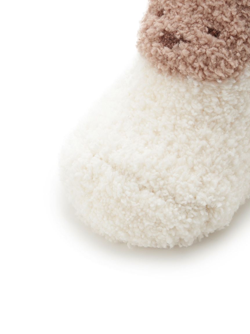 BABY】ベビモコベアジャガードソックス(ソックス)｜ルームウェア