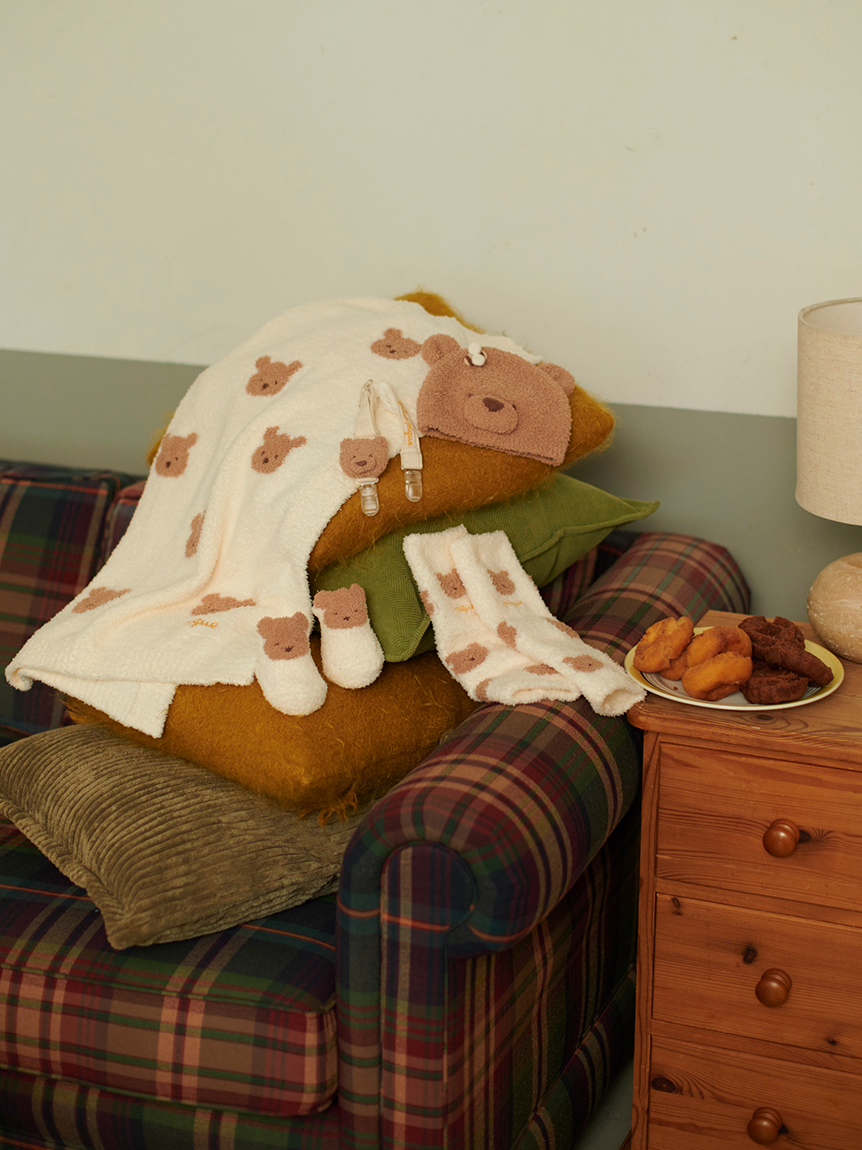 BABY】ベビモコベアジャガードレッグウォーマー(レッグウォーマー