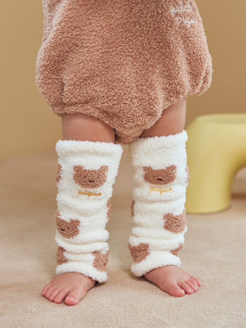 ラッピング済み】【BABY】ベビモコはちみつベアロンパース&レッグ