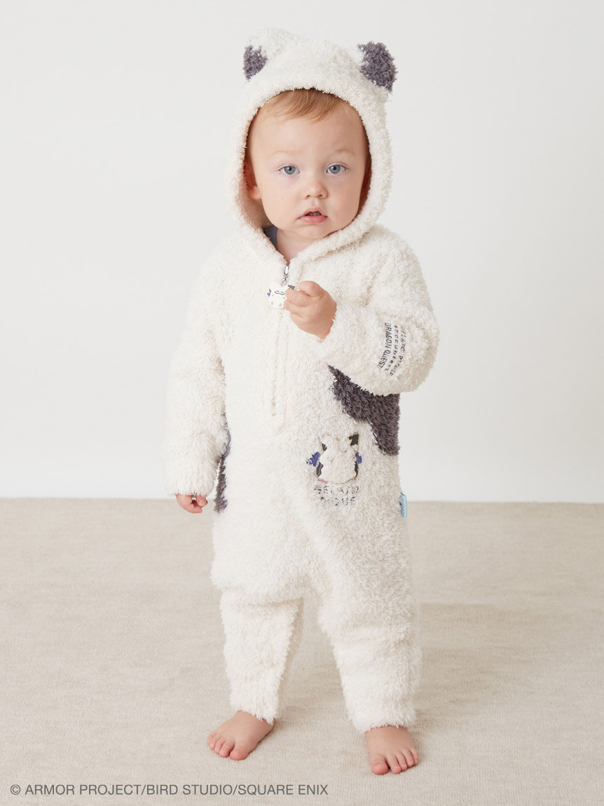 【ショッパー付き！】ジェラートピケドラクエロンパースアイボリー70♪ ドラゴンクエスト】【ベビー】ジェラートモーモンロンパース