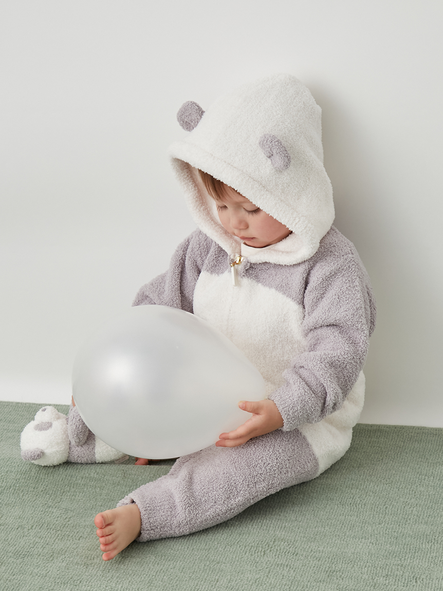 Auroraさん専用　ジェラートピケ　パウダーアニマルロンパース 限定カラーあり】【BABY】パウダーアニマルロンパース(ロンパース