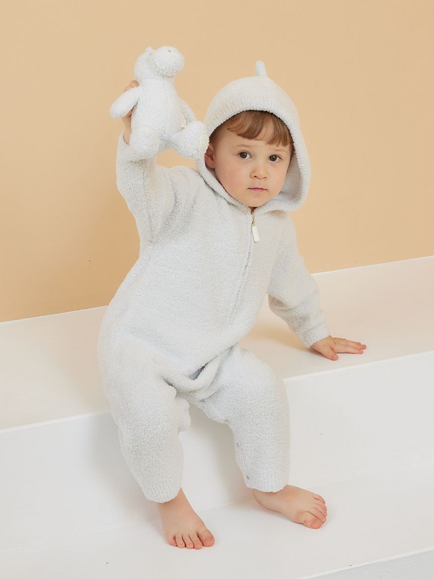 【販路限定商品】【BABY】パウダーアニマルロンパース | PBNO259025