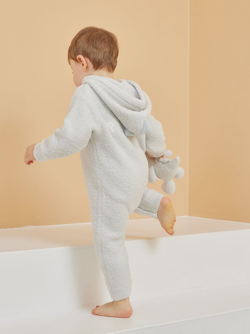 【販路限定商品】【BABY】パウダーアニマルロンパース | PBNO259025