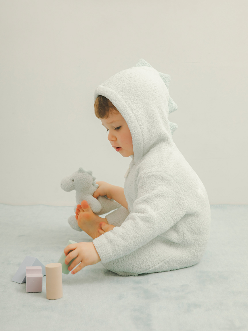 【販路限定商品】【BABY】パウダーアニマルロンパース | PBNO259025
