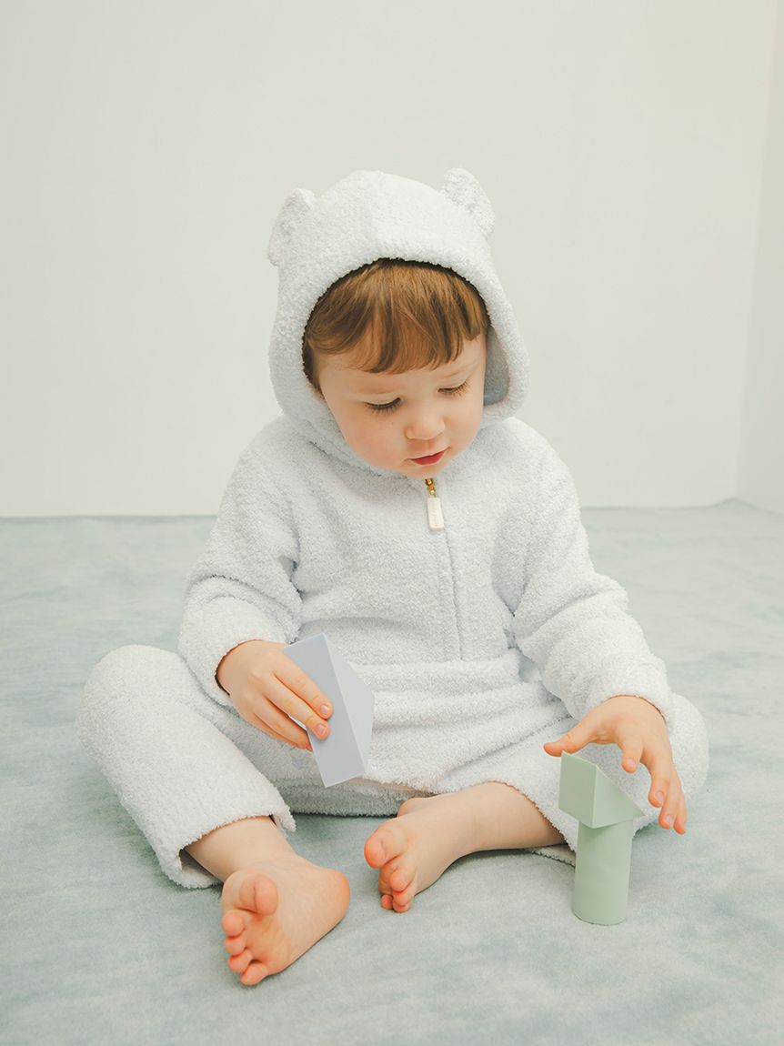 【限定カラーあり】【BABY】パウダーベアロンパース | PBNO259027