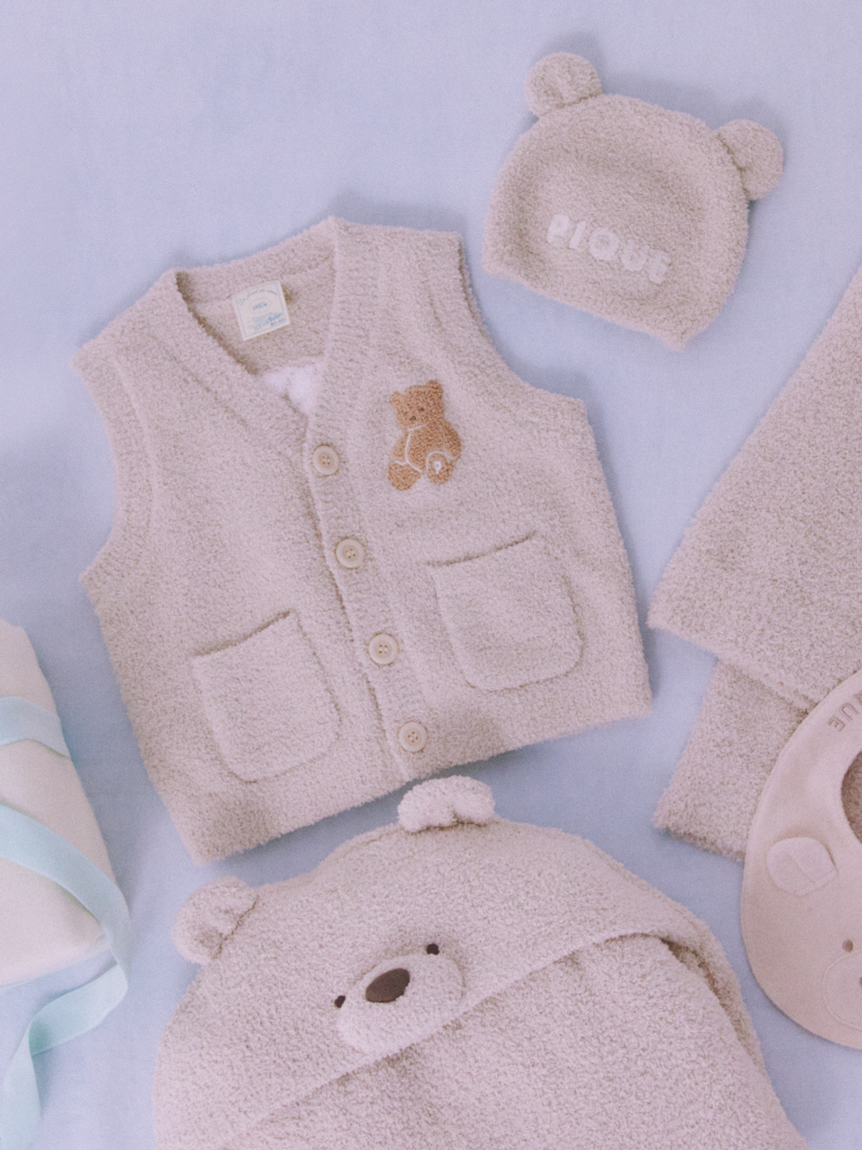 【限定カラーあり】【BABY】パウダーベアベスト | PBNO259058
