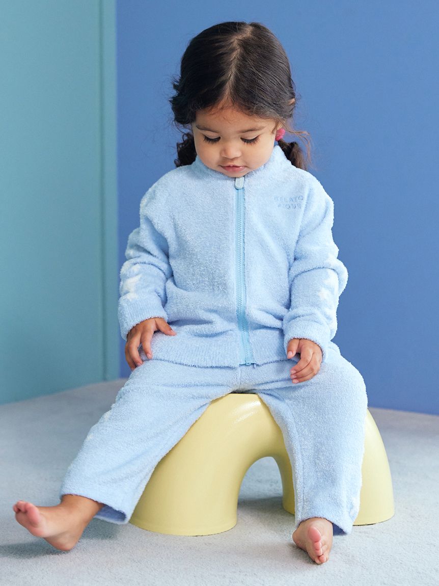 ジェラピケ　スムーズィー　トラックジャケット　トラックパンツ　ベビー　80 BABY】スムーズィートラックパンツ(ロングパンツ)｜ルームウェア