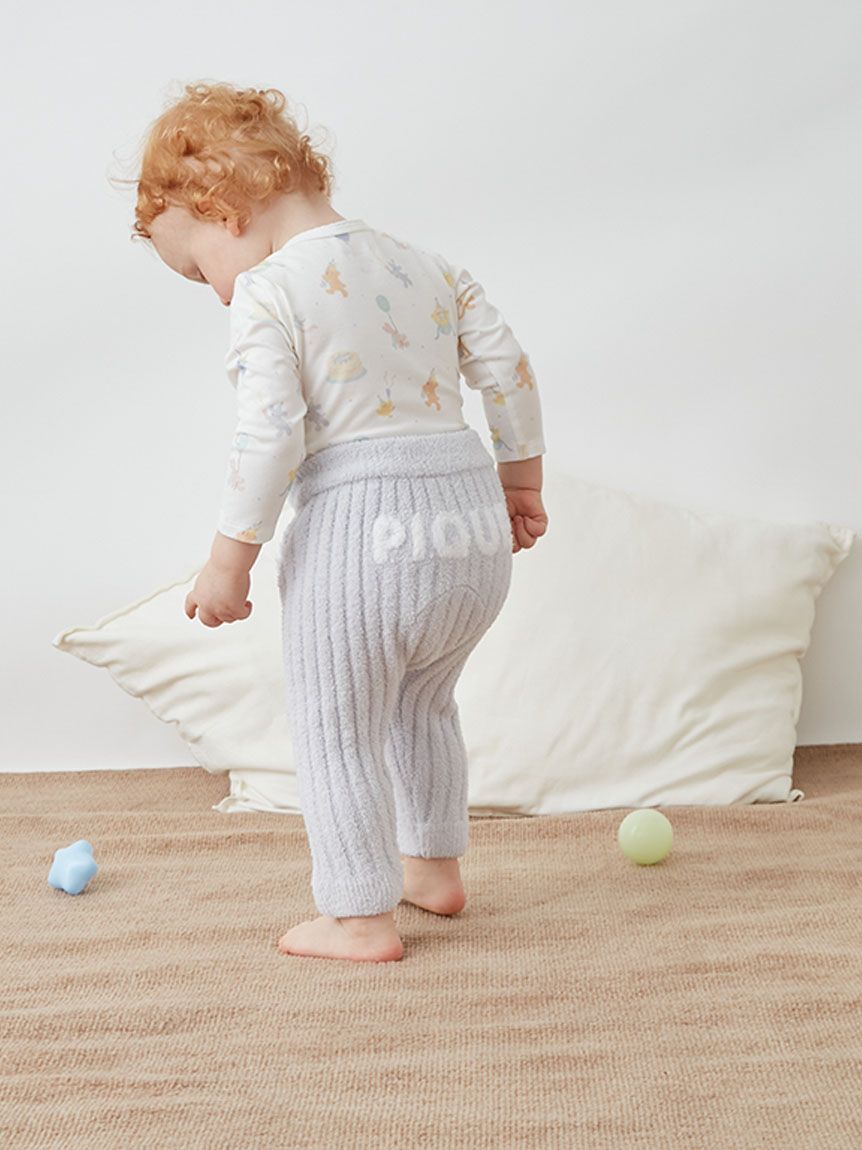 BABY】エアリーモコベアリブパンツ(ロングパンツ)｜ルームウェア