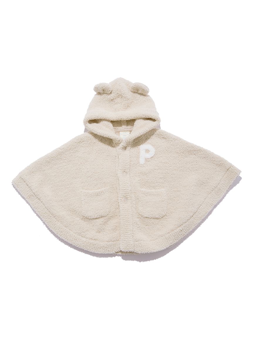 ONLINE限定カラーあり】【BABY】パウダーベアポンチョ(ポンチョ