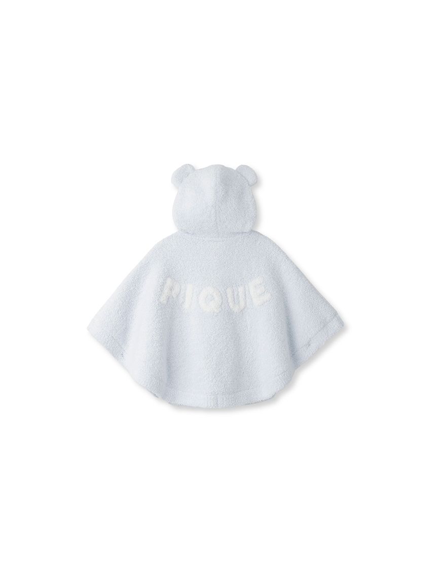 ONLINE限定カラーあり】【BABY】パウダーベアポンチョ(ポンチョ