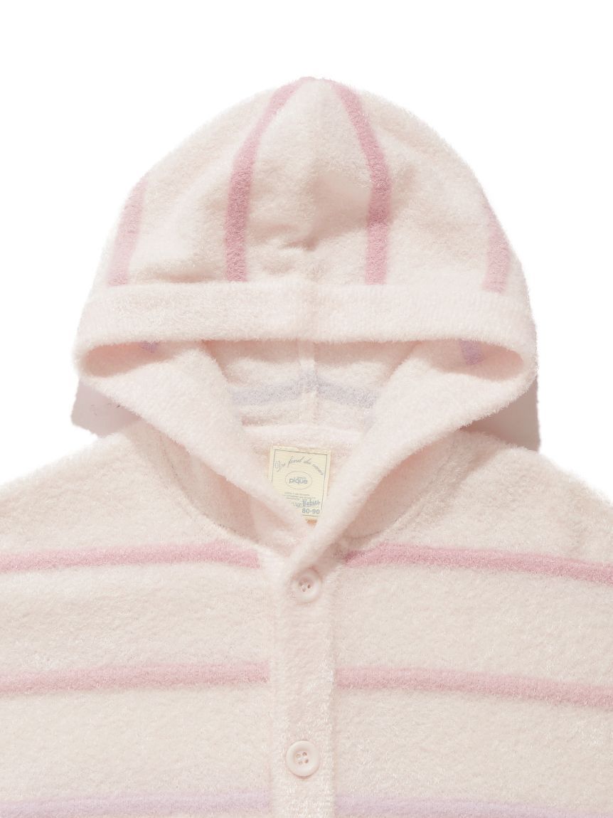 最安価格 ラッピング済み】【BABY】スムーズィーカラフルボーダーポンチョ ルームウェア・パジャマ
