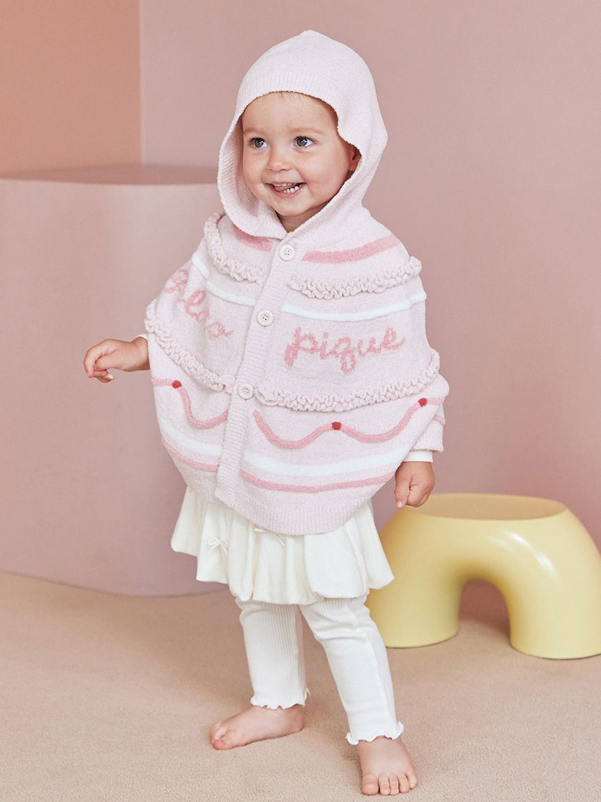 BABY】エアリーモコホイップケーキポンチョ(ポンチョ・パーカ)｜ルーム