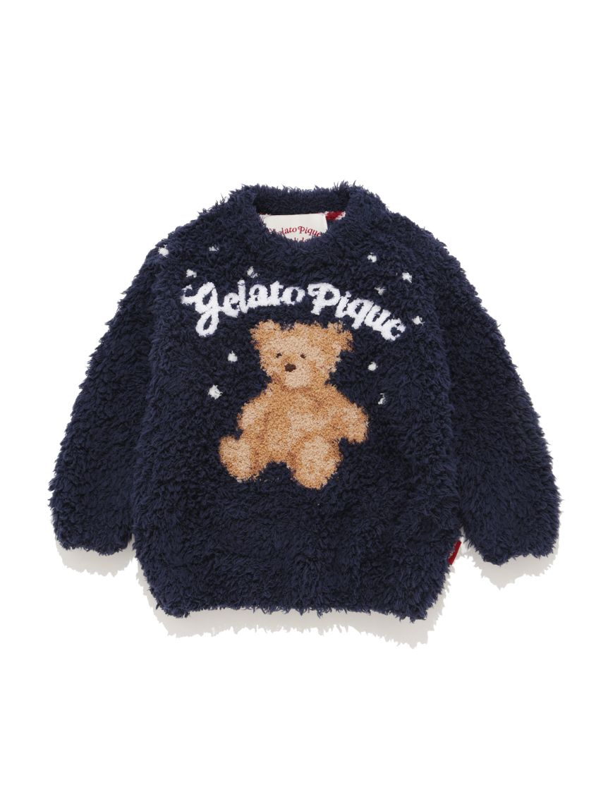 HOLIDAY】【BABY】ジェラートスノーベアジャガードプルオーバー(ニット