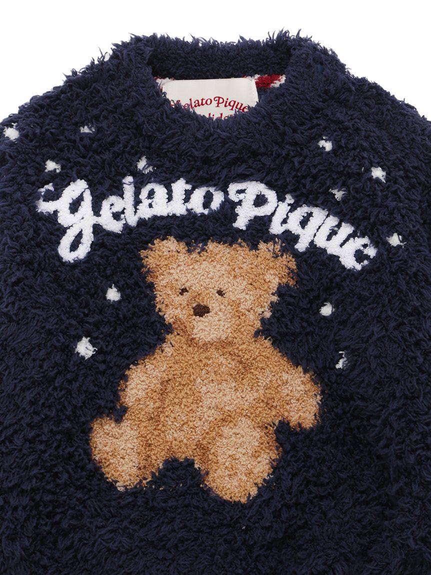 HOLIDAY】【BABY】ジェラートスノーベアジャガードプルオーバー(ニット