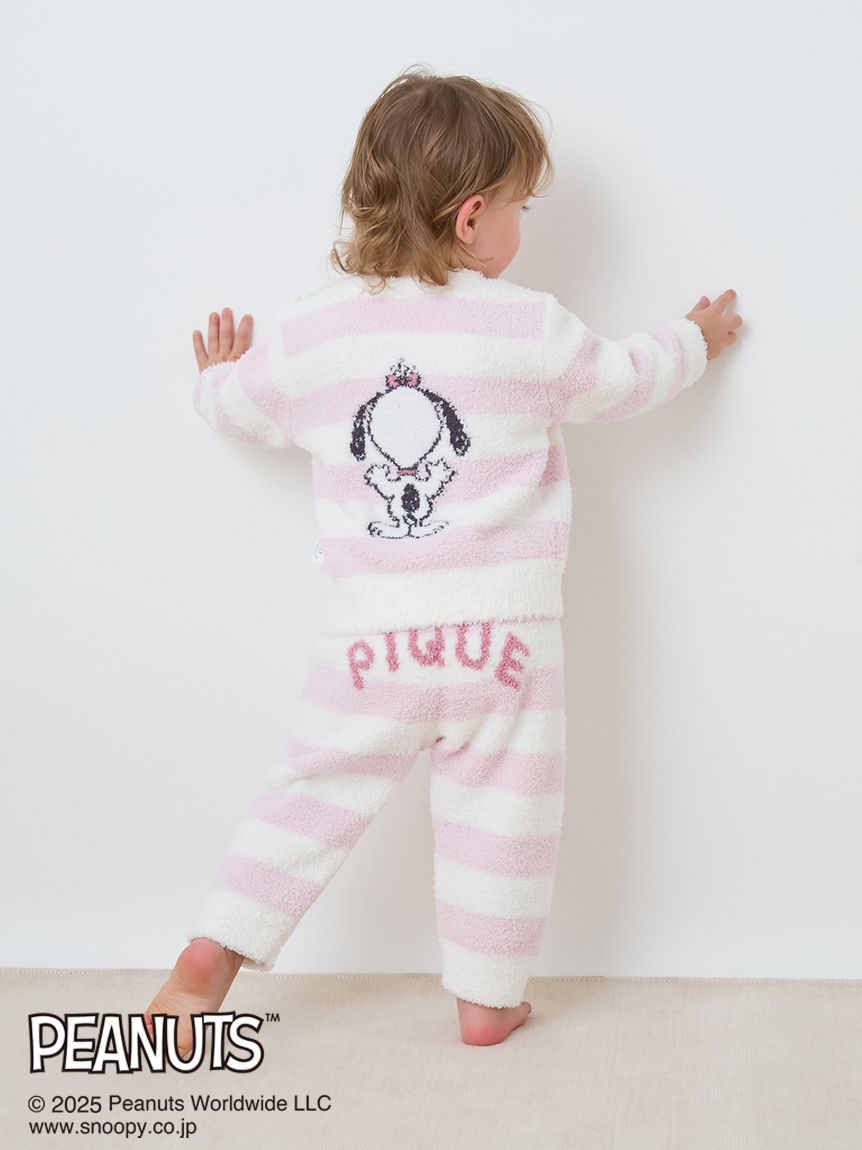 販路限定カラー】【PEANUTS PUPPIES】【BABY】ベビモコプルオーバー