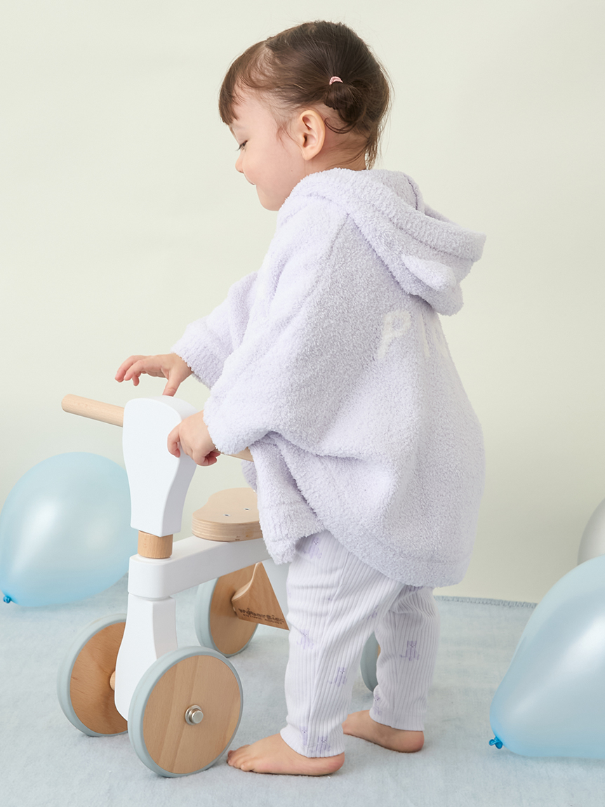 限定カラーあり】【BABY】パウダーアニマルポンチョ(ポンチョ・パーカ