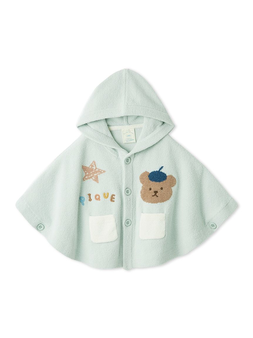 rnyroom21 ベアポンチョ BABY】エアリーモコドローイングベアポンチョ(トップス)｜ルームウェア